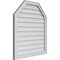 Ekena Millwork Octagonal Top Surface Mount PVC Gable Vent w/ 2"W x 1-1/2"P Brickmould Frame, 30"W x 34"H GVPOT30X3402SN - alternate 4